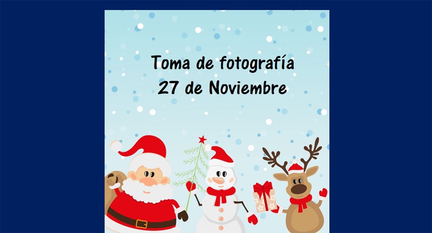 Toma de Fotografía con Santa Claus