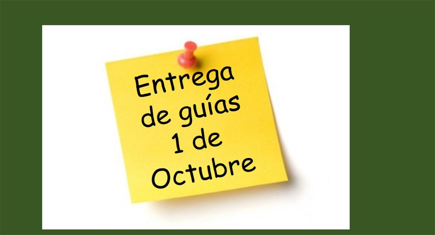 Entrega de guías