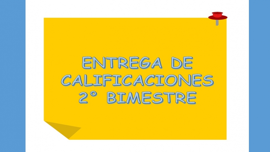 Calificaciones 2° Bimestre