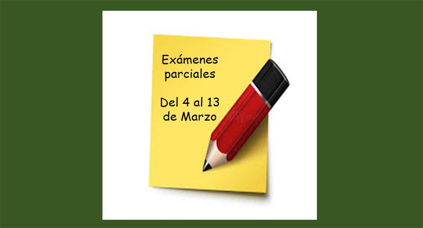 Exámenes parciales